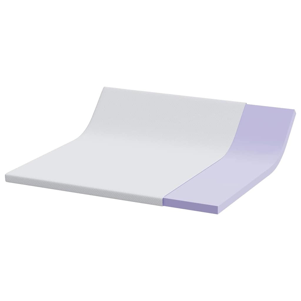 Surmatelas en mousse à mémoire Thick Doux Blanc